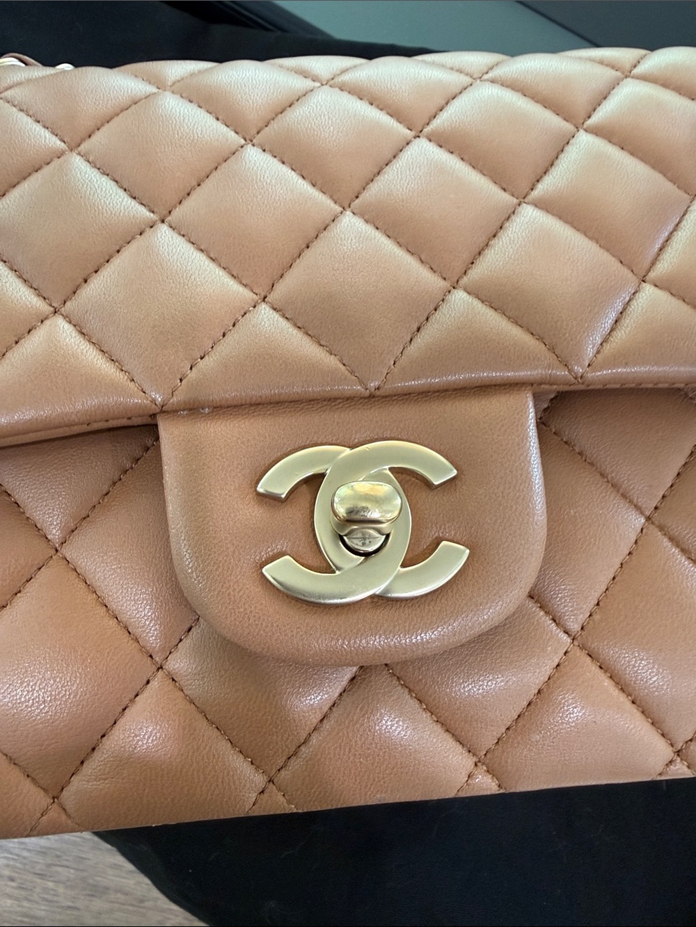 CHANEL small double flap with gold hardware - Picture 4 of 12